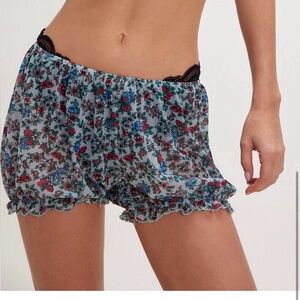 BNWT Free People Strawberry Fields Mesh Bloomer